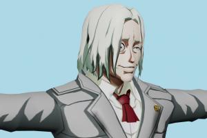 Kureo Mado Tokyo-Ghoul, man, male, people, human, xna, characters, rigged